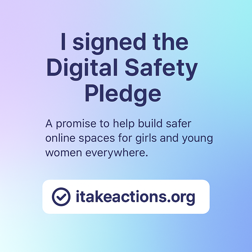 Digital Safety Pledge card